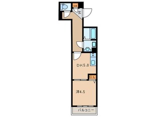 ベラジオ京都西大路Ⅱ（402）の物件間取画像